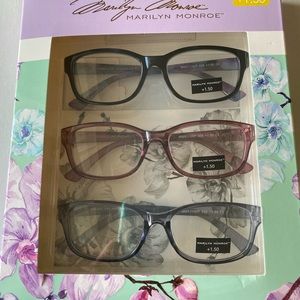 Marilyn  Monroe 3 Pack Readers +1.50 Strength